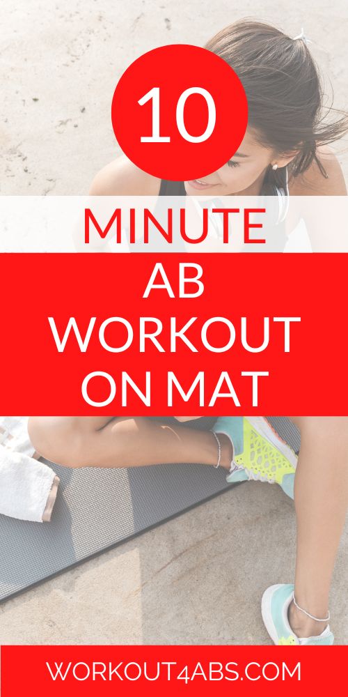 10 Minute Ab Workout on Mat