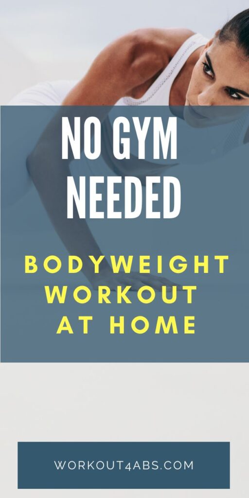 No Gym Needed Bodyweight Workout at Home