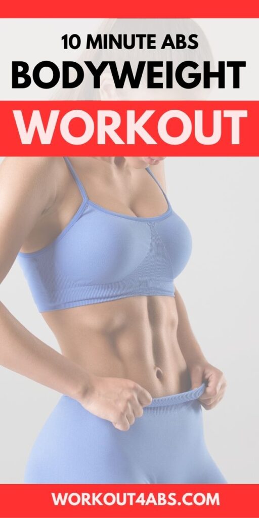 10 Minute Abs Bodyweight Workout