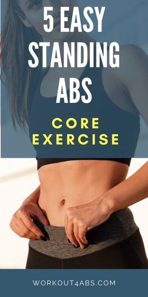 5 Easy Standing Abs Core Exercise