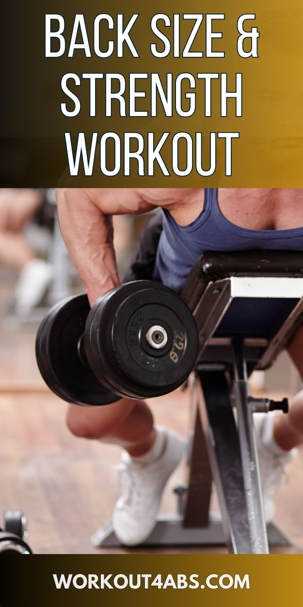 Upper Back Strength Exercises Workout4Abs